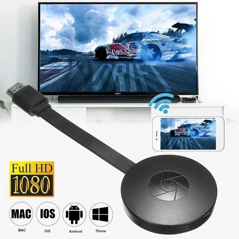 Partilhe o Ecrã do Telemóvel para a TV em Segundos – MiraScreen G2