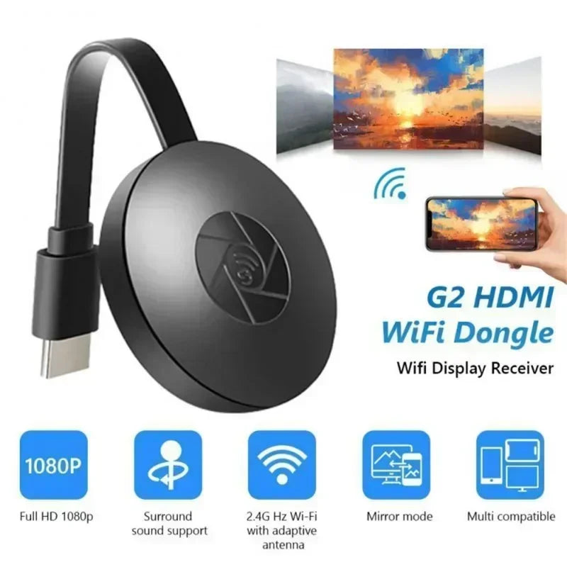 Partilhe o Ecrã do Telemóvel para a TV em Segundos – MiraScreen G2