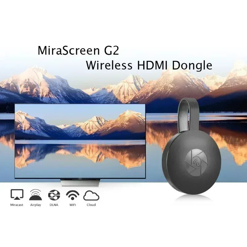 Partilhe o Ecrã do Telemóvel para a TV em Segundos – MiraScreen G2