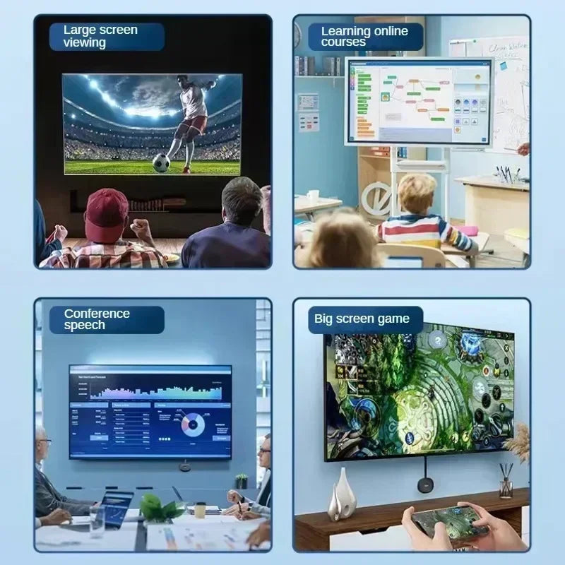 Partilhe o Ecrã do Telemóvel para a TV em Segundos – MiraScreen G2