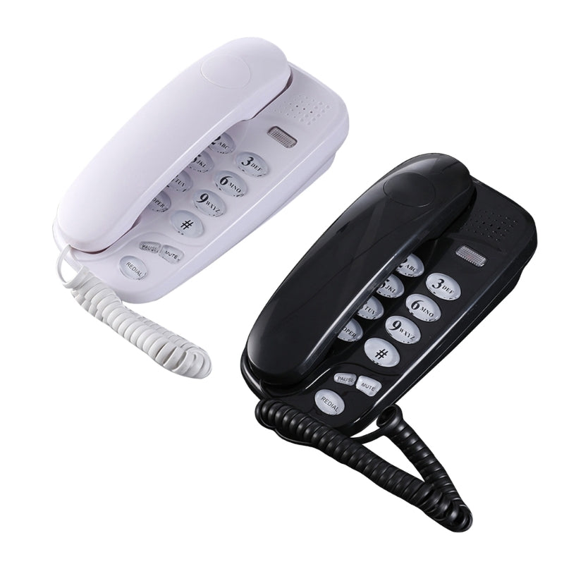 Telefone Fixo de Parede ou Mesa KXT-580 com Função Mudo e Rediscagem Modelo: 594A