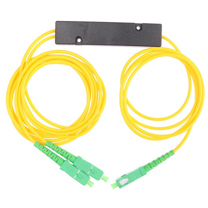 Splitter Óptico de Fibra FTTH 1x2 com Conector SC/APC