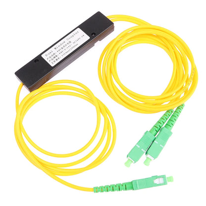 Splitter Óptico de Fibra FTTH 1x2 com Conector SC/APC