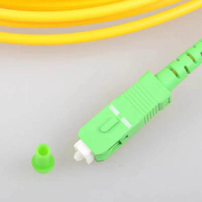 Cabo de Fibra Óptica SC/APC-SC/APC FTTH Monomodo 5M/10M/15M - Ideal para Ligação de ONT em Casas