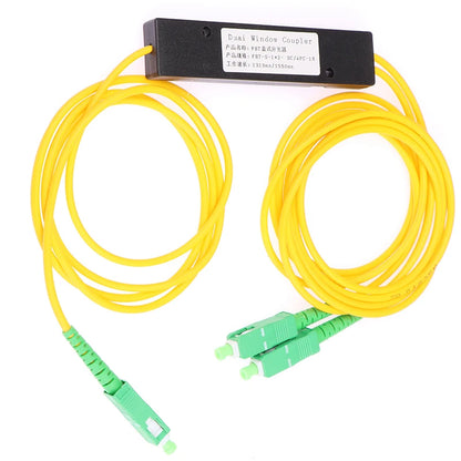 Splitter Óptico de Fibra FTTH 1x2 com Conector SC/APC