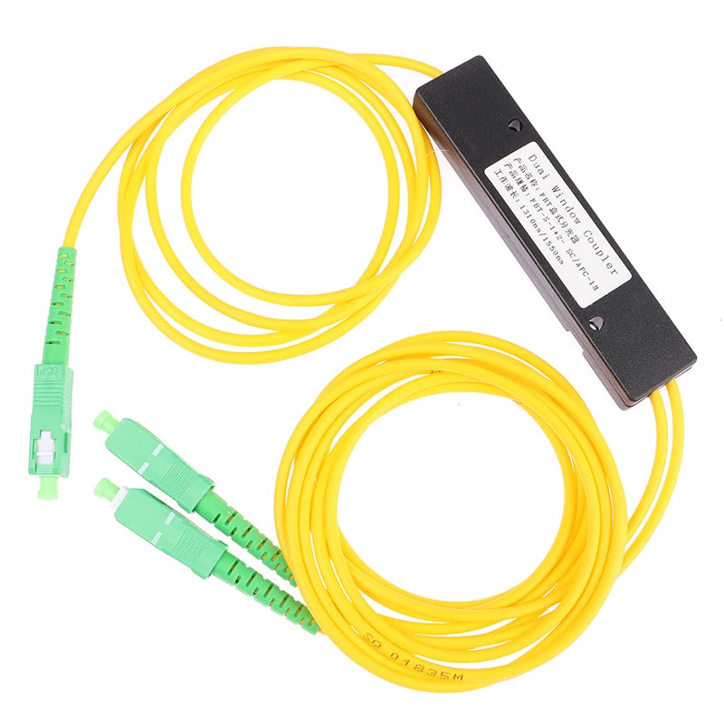 Splitter Óptico de Fibra FTTH 1x2 com Conector SC/APC