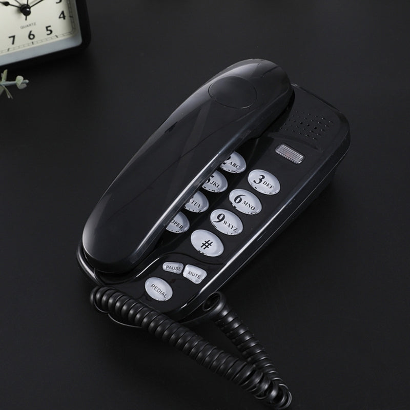 Telefone Fixo de Parede ou Mesa KXT-580 com Função Mudo e Rediscagem Modelo: 594A