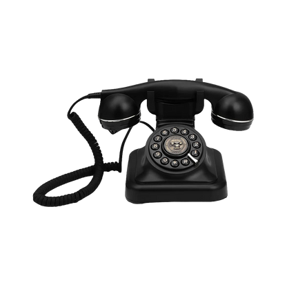 Telefone Fixo Retro com Campainha Clássica Metálica e Estilo Vintage para Escritório e Decoração